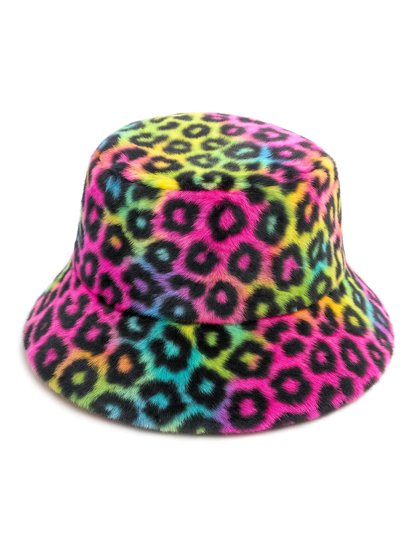 Večbarvni plišasti leopardji klobuk 