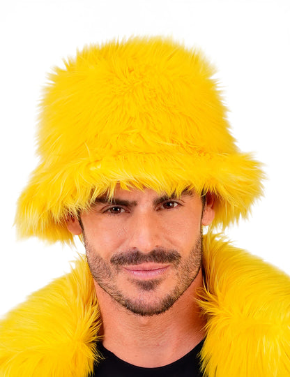 Odrasli klobuk iz rumenih dlak 