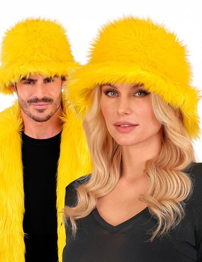 Odrasli klobuk iz rumenih dlak 