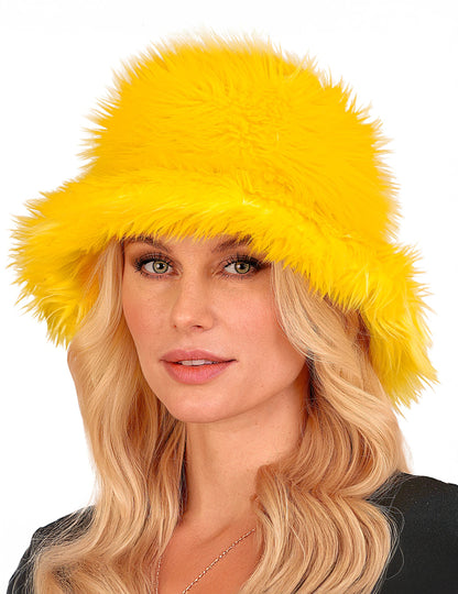 Odrasli klobuk iz rumenih dlak 