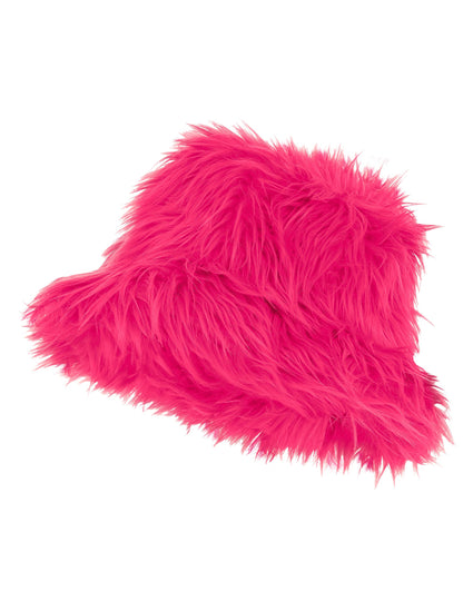 Bob en poils rose fluo adulte