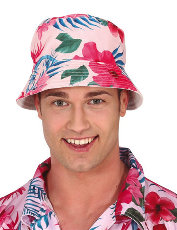 Bob tiskani cvetje in flamingos Havaji odrasli
