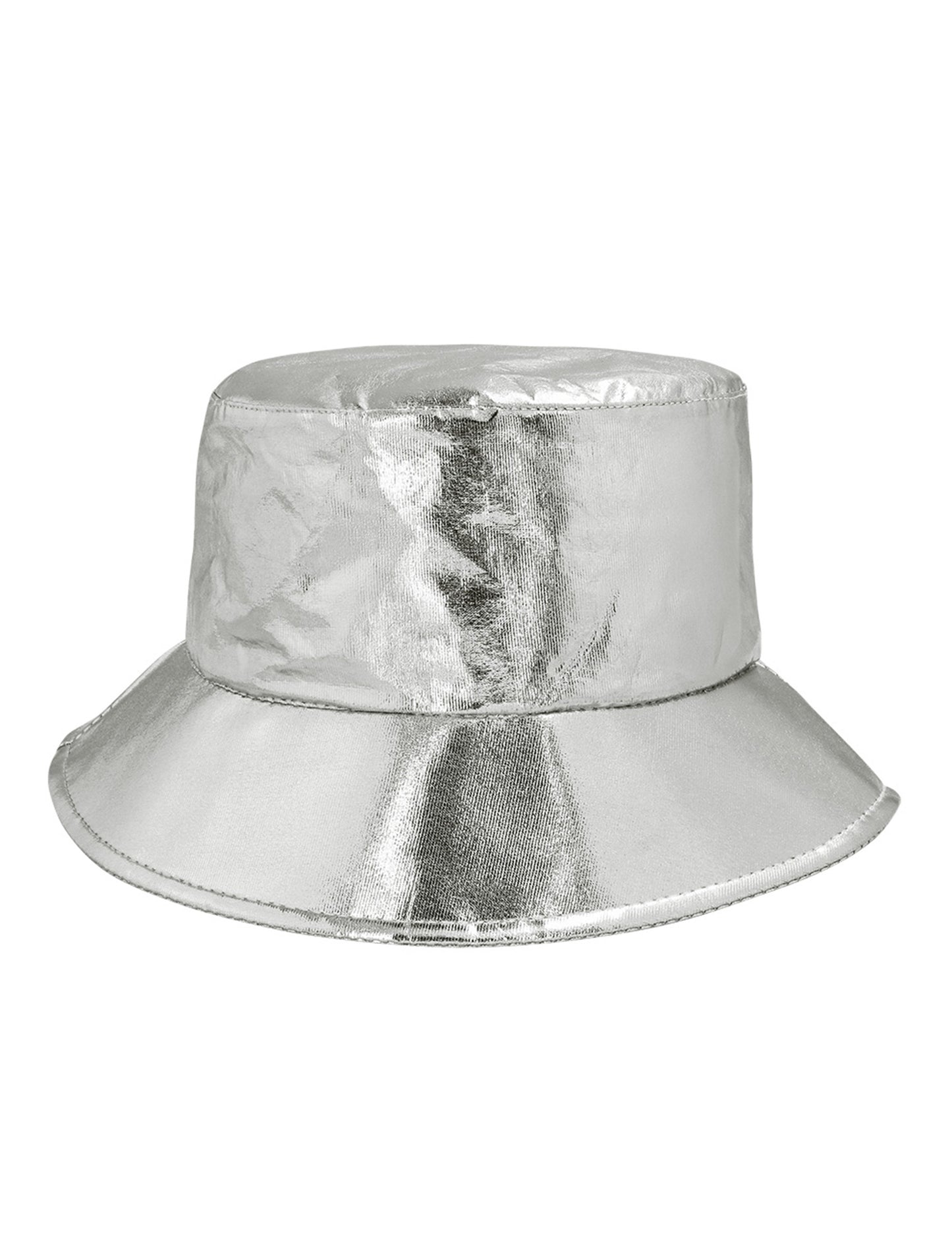 Srebrna kovinska kapa za odrasle
