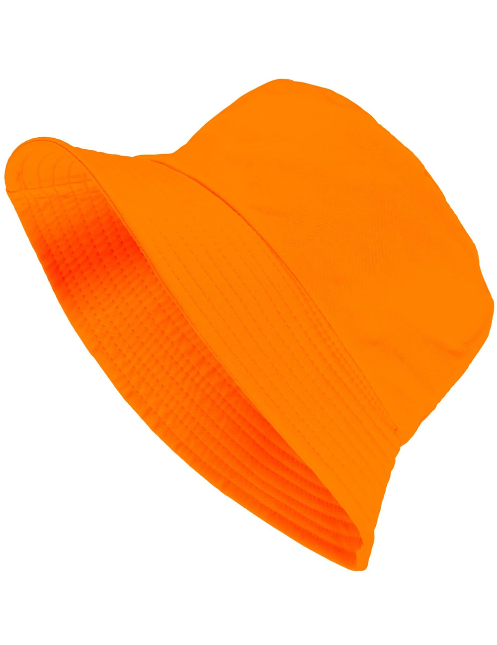 Vue de profil du bob orange fluo
