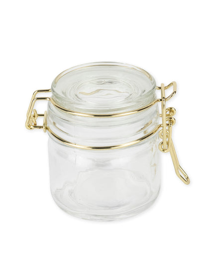 Pozlačen kozarec za vlaganje 6,5 x 7 cm 100 ml steklenička