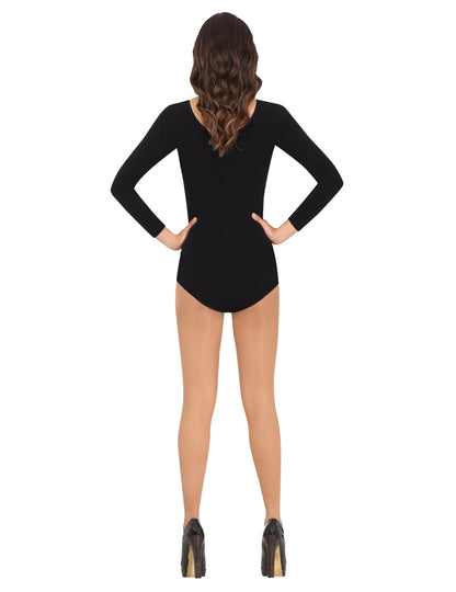 Vue de dos du body manches longues pour femme