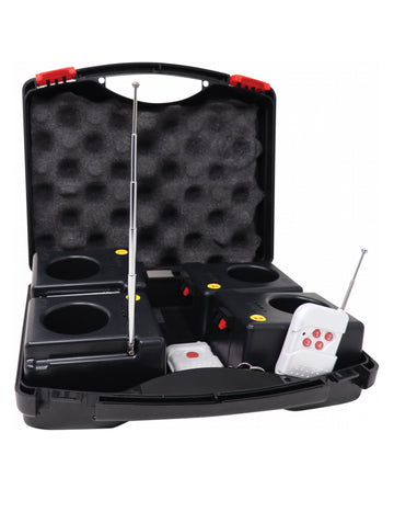 4-vrstična daljinska kurilna omarica za odrsko razsvetljavo