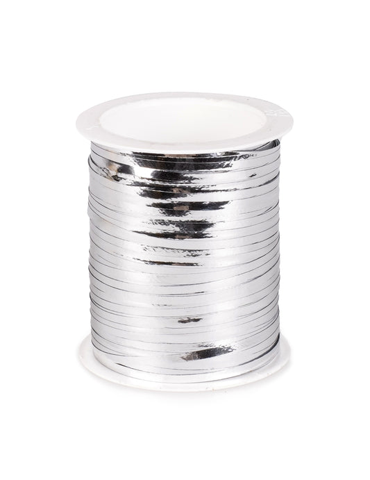 Bolduc brillant pour décoration de fête argent