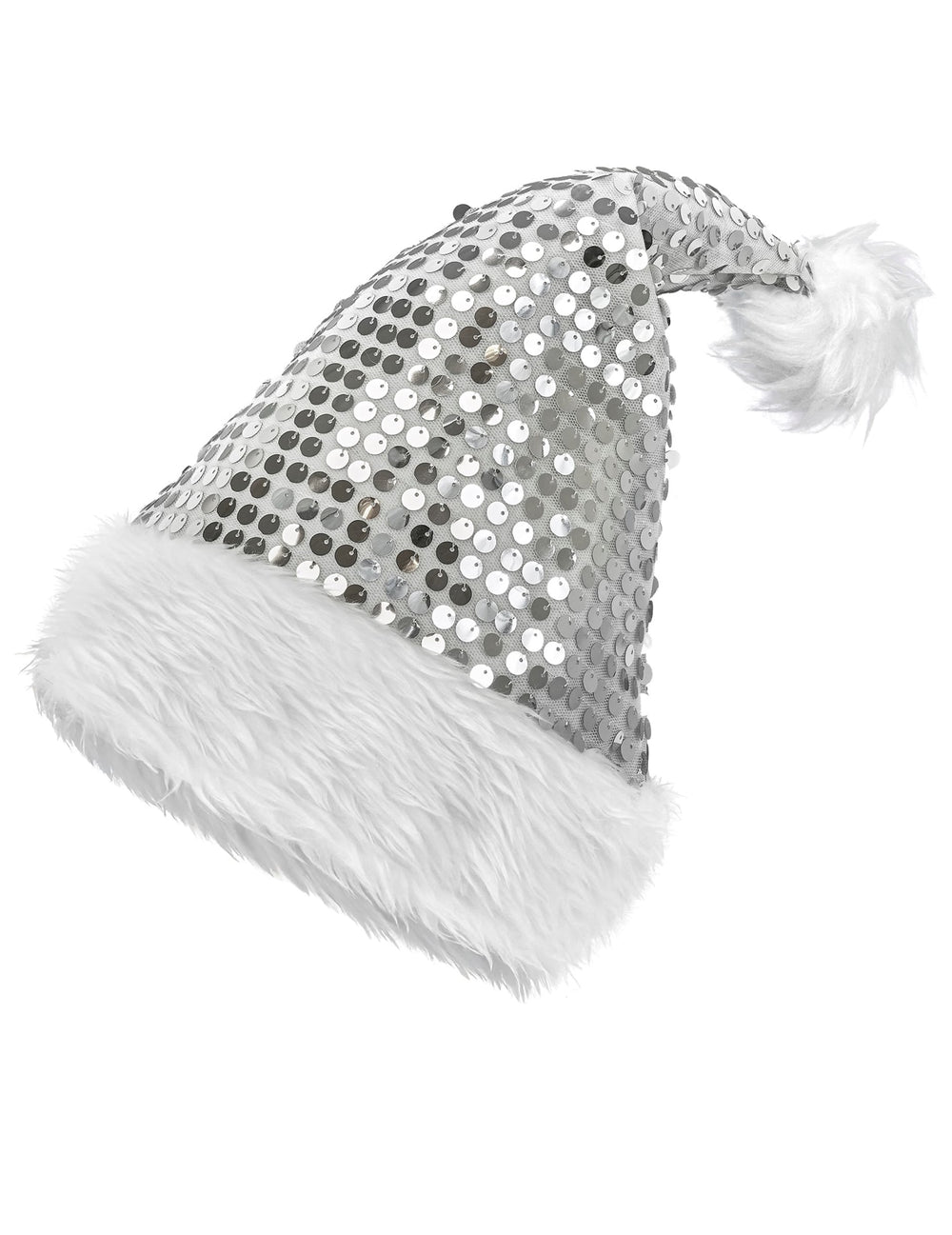 Vue de profil du bonnet de Noël