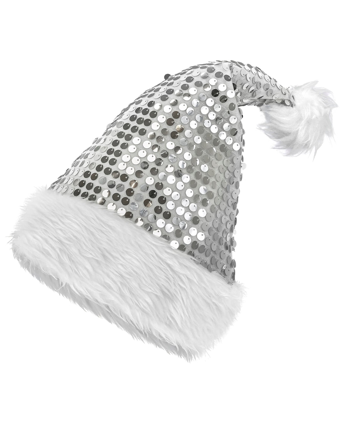 Vue de profil du bonnet de Noël