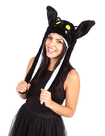 Bonnet chauve-souris avec oreilles mobiles