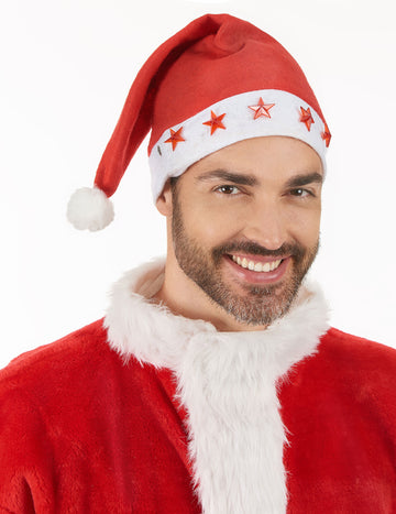 Božičkova svetleča kapa