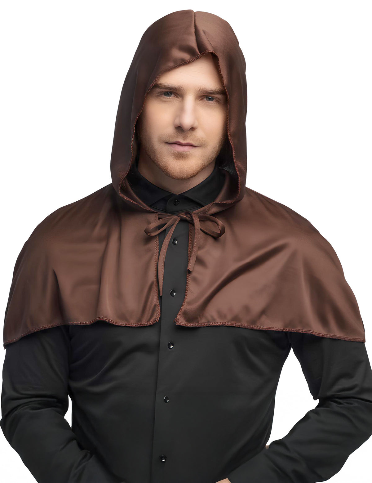 Bonnet médiéval pour adulte marron