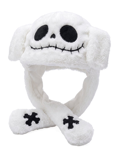 Bonnet squelette avec oreilles mobiles