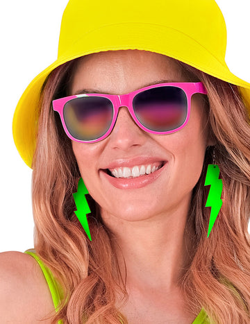 Fluo zeleni uhani strele