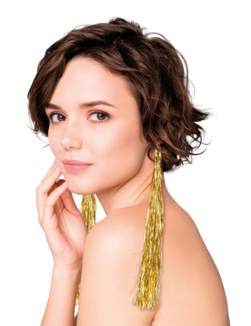 Zlati uhani z resicami