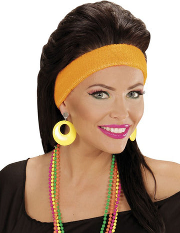 Fluorescentni rumeni uhani odrasli