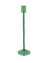 Bougeoir Élégance en verre vert anglais 8,5 x 30 cm