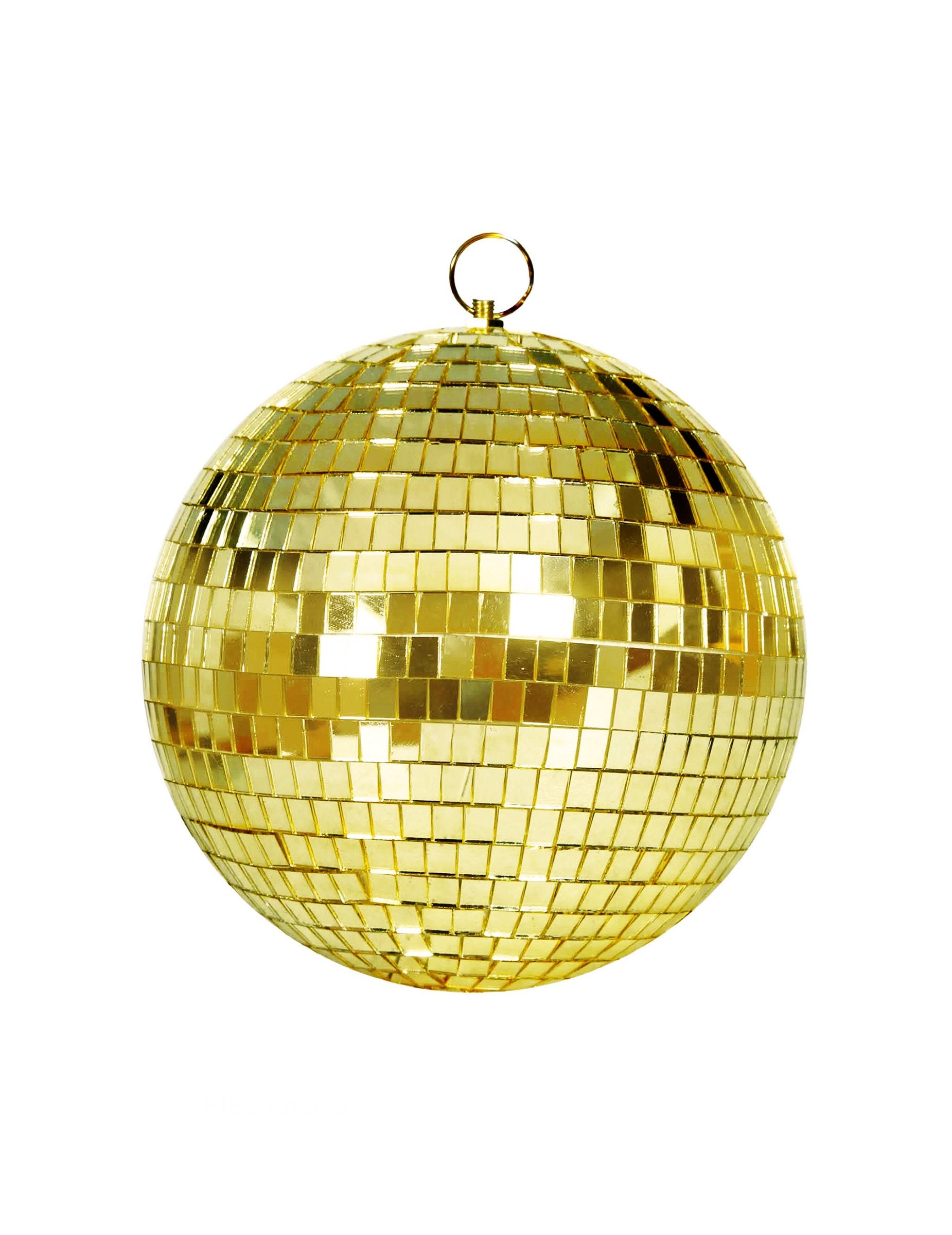 Boule à facettes disco pour décoration de fête dorée
