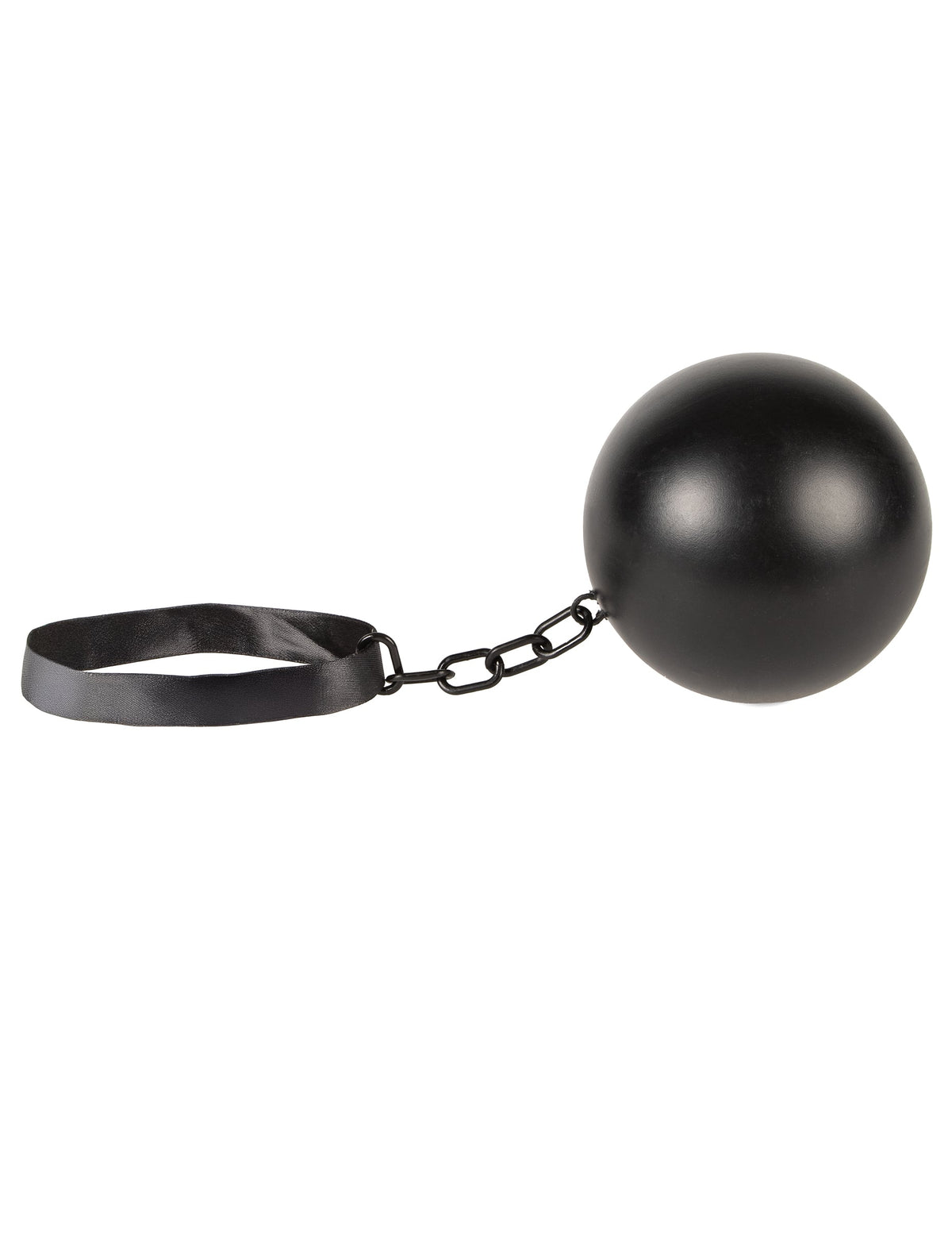 Boulet et chaînes de prisonnier pour adulte noir