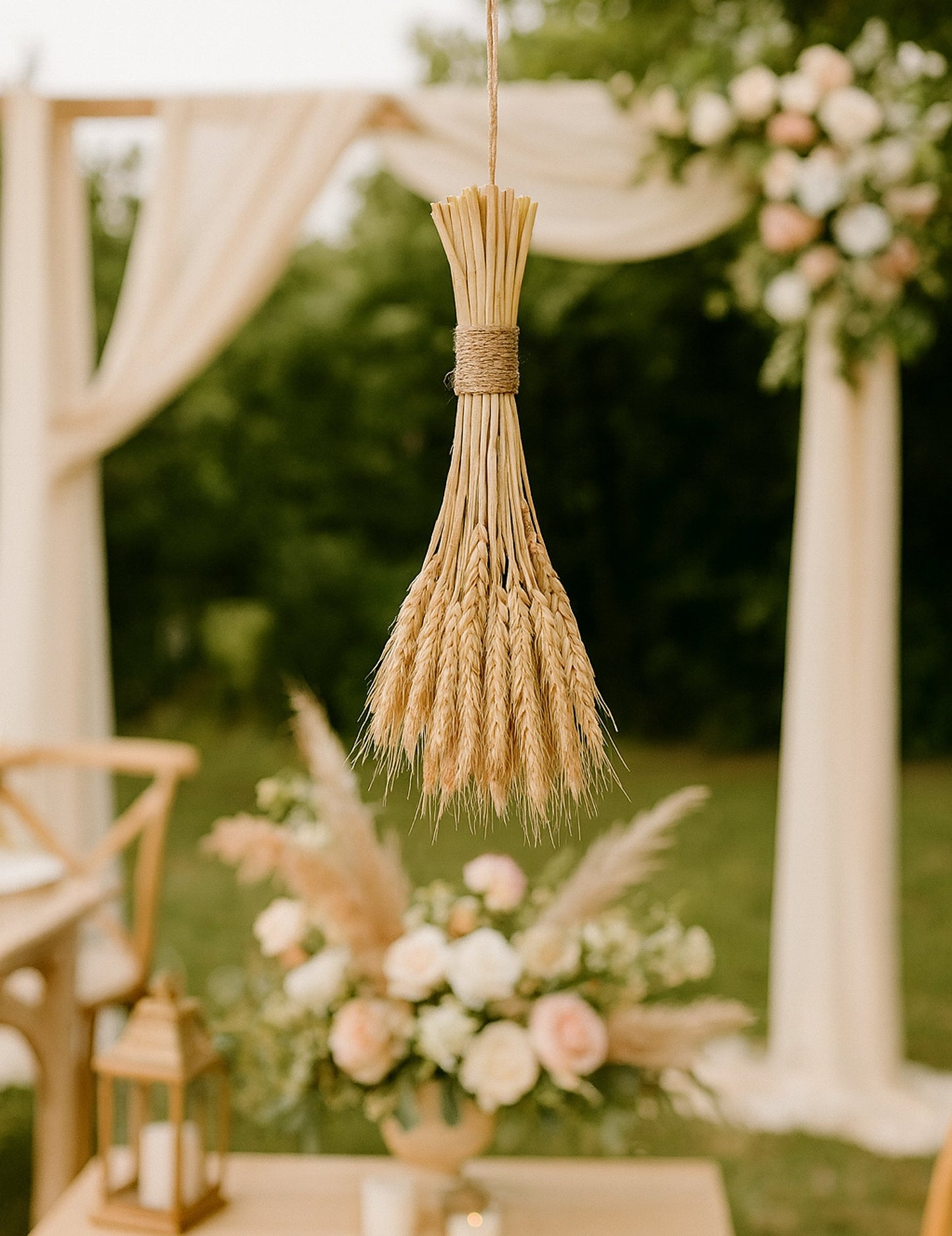 Šopek naravnih pšeničnih ušes 60 cm