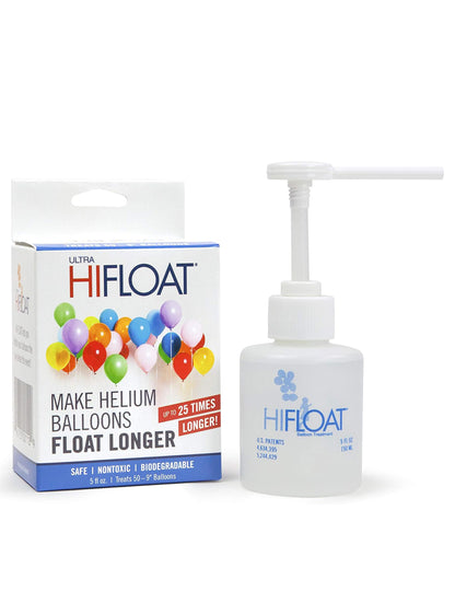 Majhna hi-float steklenica s črpalko za helijeve balone 150ml