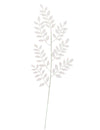 Branche de feuillage à paillettes pour décoration blanche