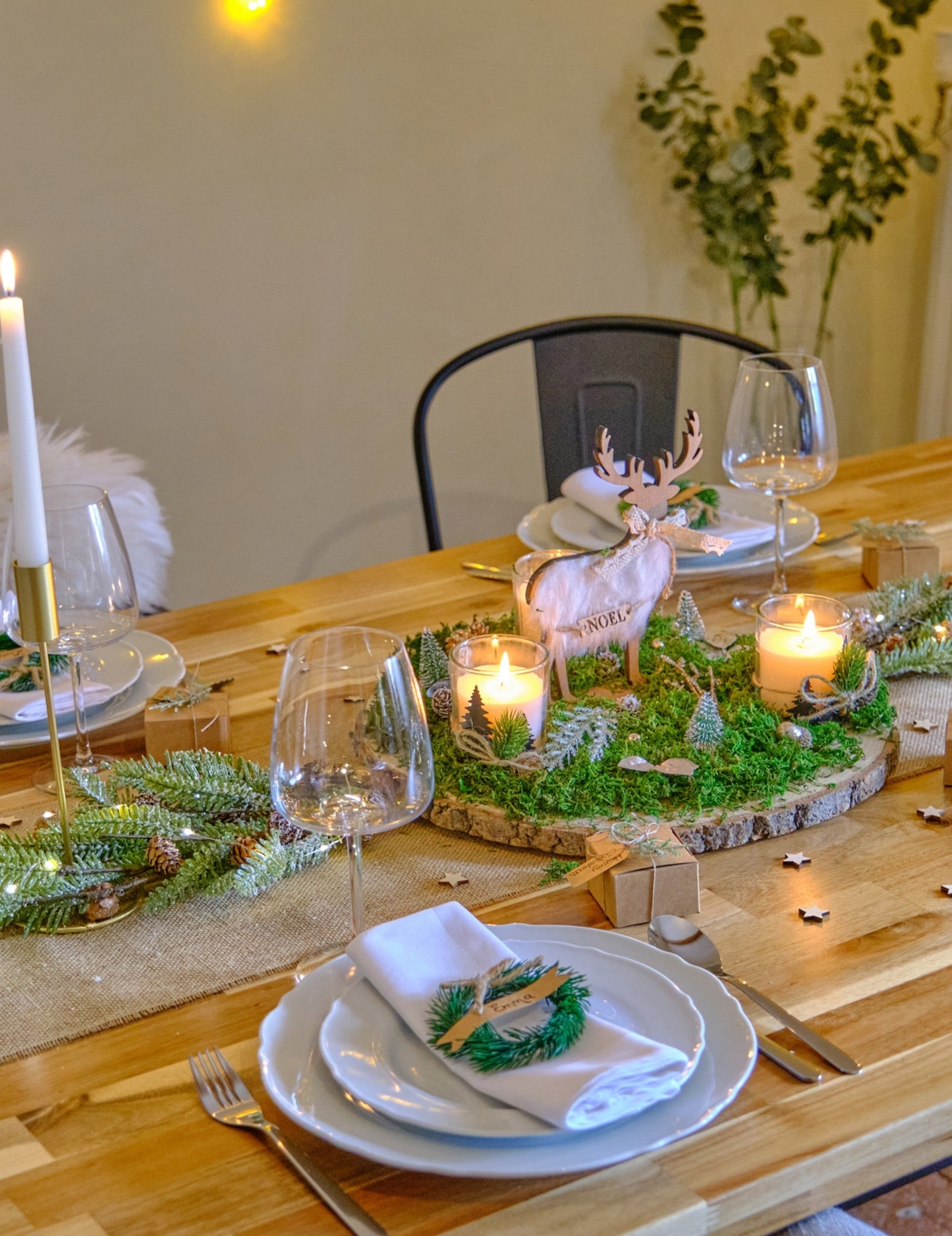 Snežena smrekova veja 65 cm 