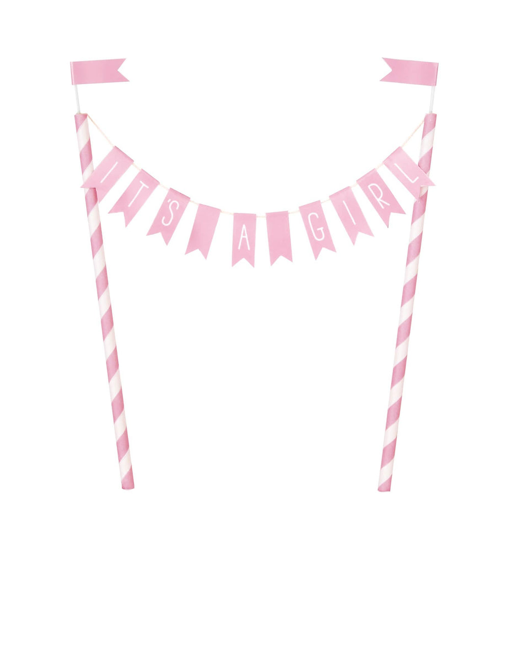 Vrh za torto, to je deklica za baby shower roza