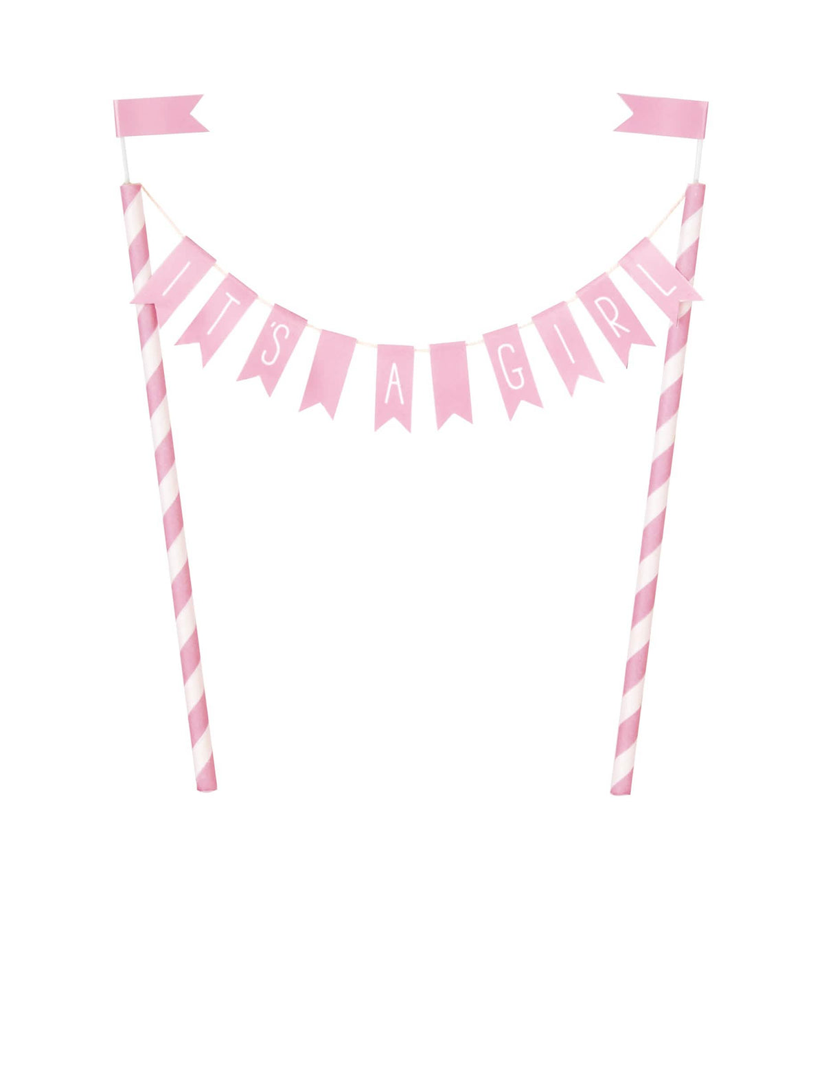 Vrh za torto, to je deklica za baby shower roza