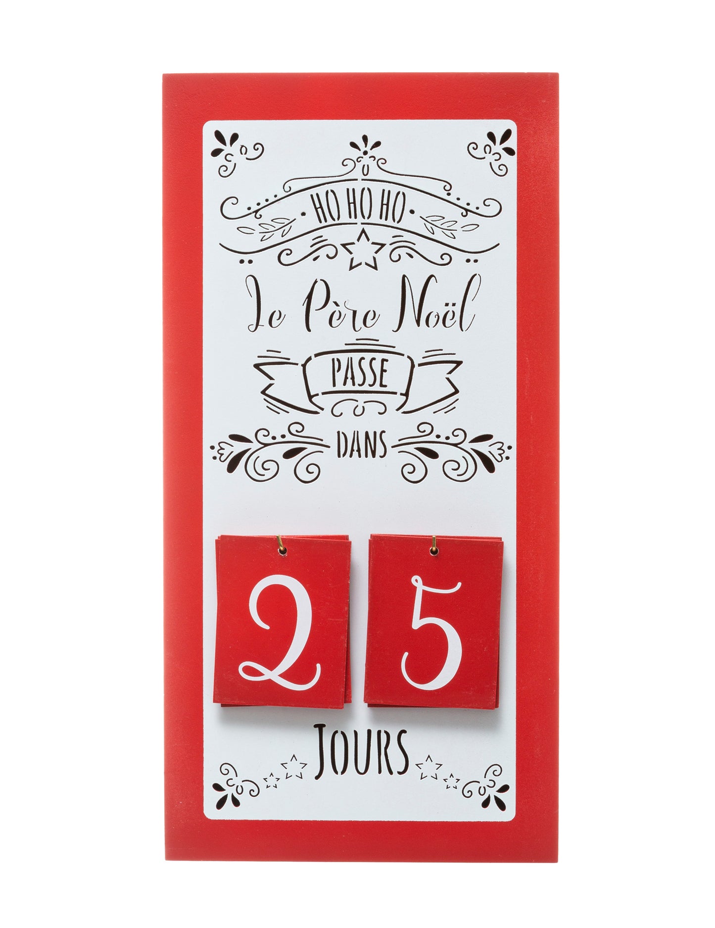 Lesen adventni koledar s pultom 40 x 20 cm