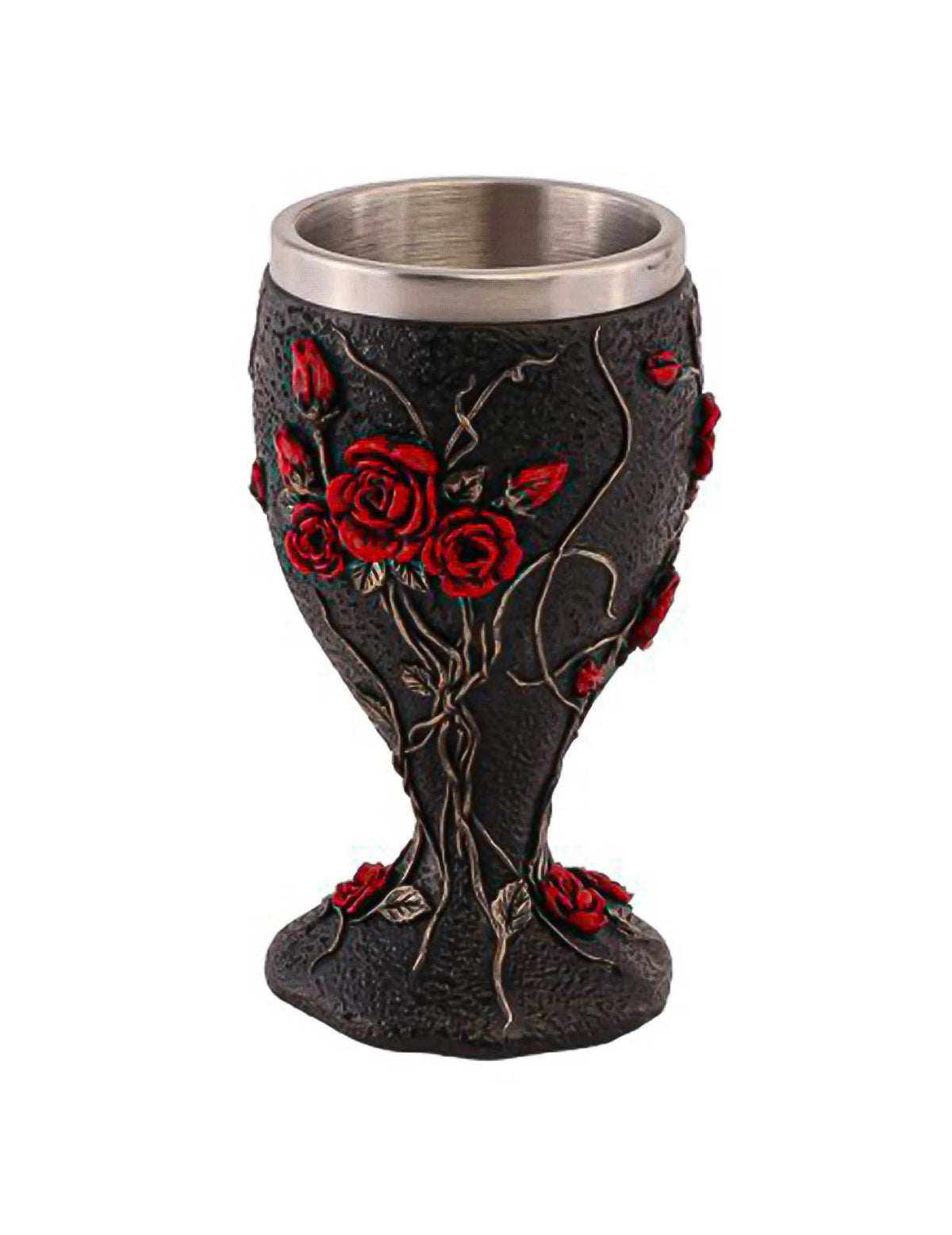 Dekorativni kelih iz gline v gotskem slogu 7 x 7 x 14,5 cm