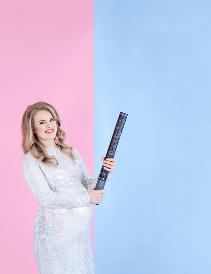 Modri konfeti top fant 60 cm otroška zabava