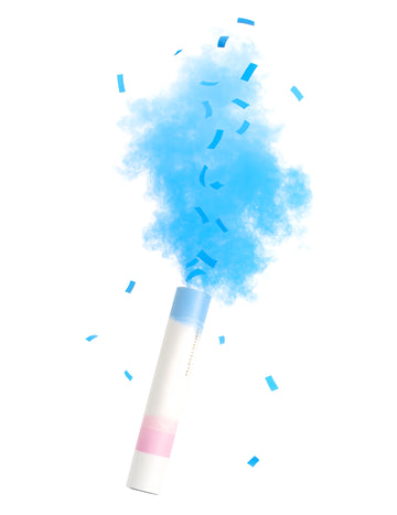 Smodni topovi in modri konfeti 30 cm