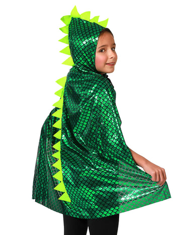 Otroška zelena kapuca dinozavra