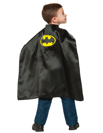 Cape Batman™ pour enfant noir avec logo jaune