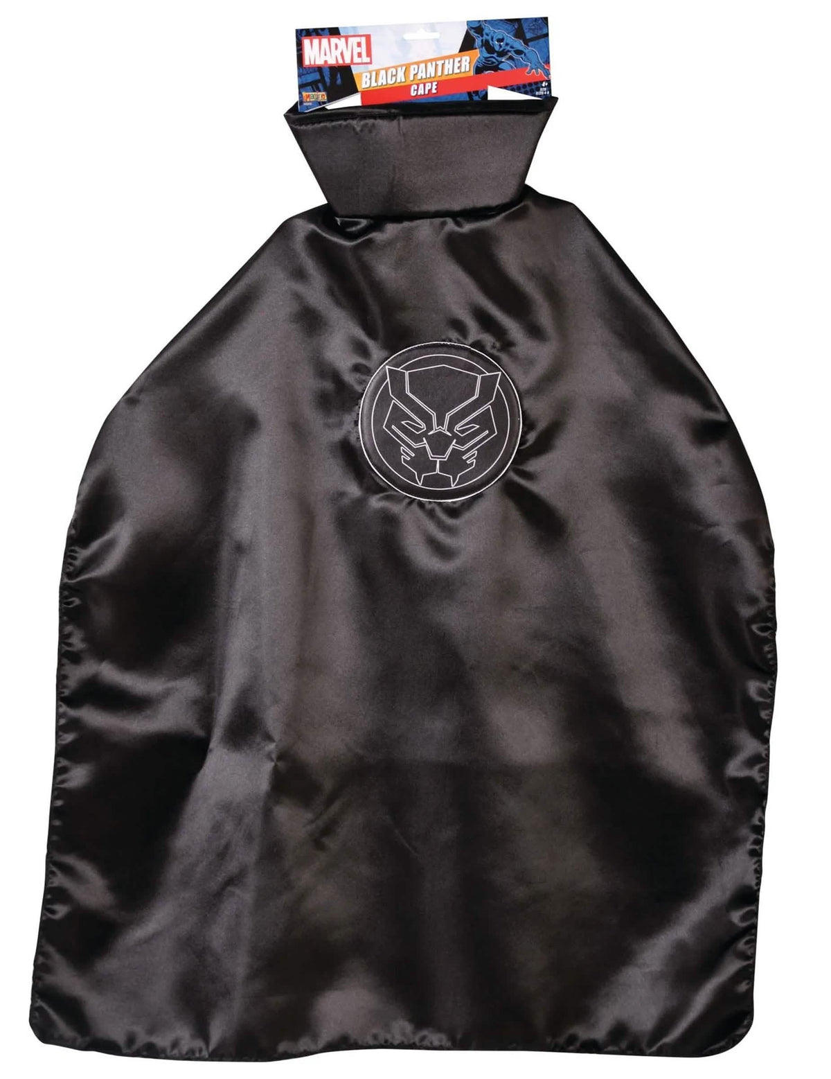 Pogled od zadaj na ogrinjalo Black Panther