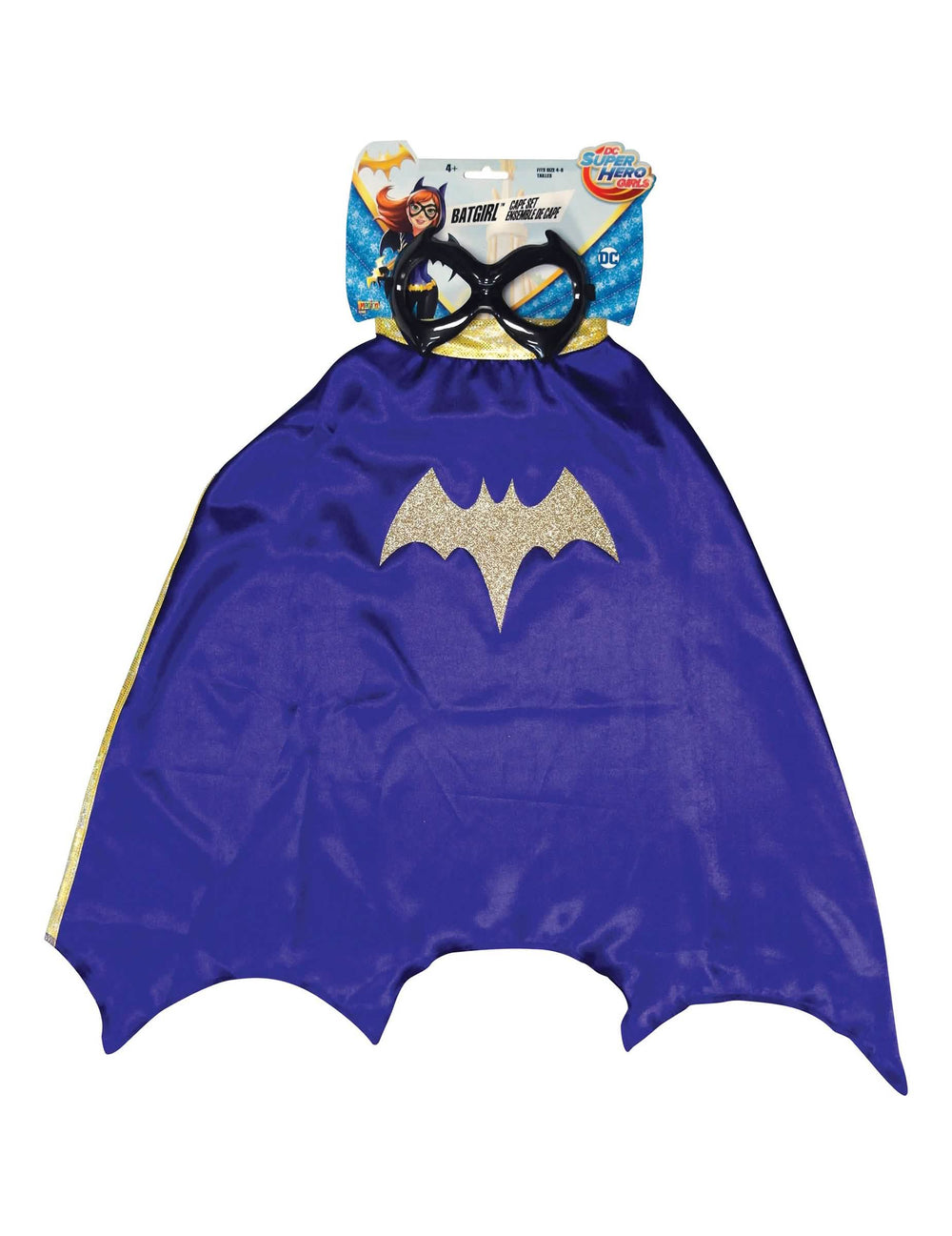 Pregled pelerine in maske Batgirl Super Hero Girls™ za otrok