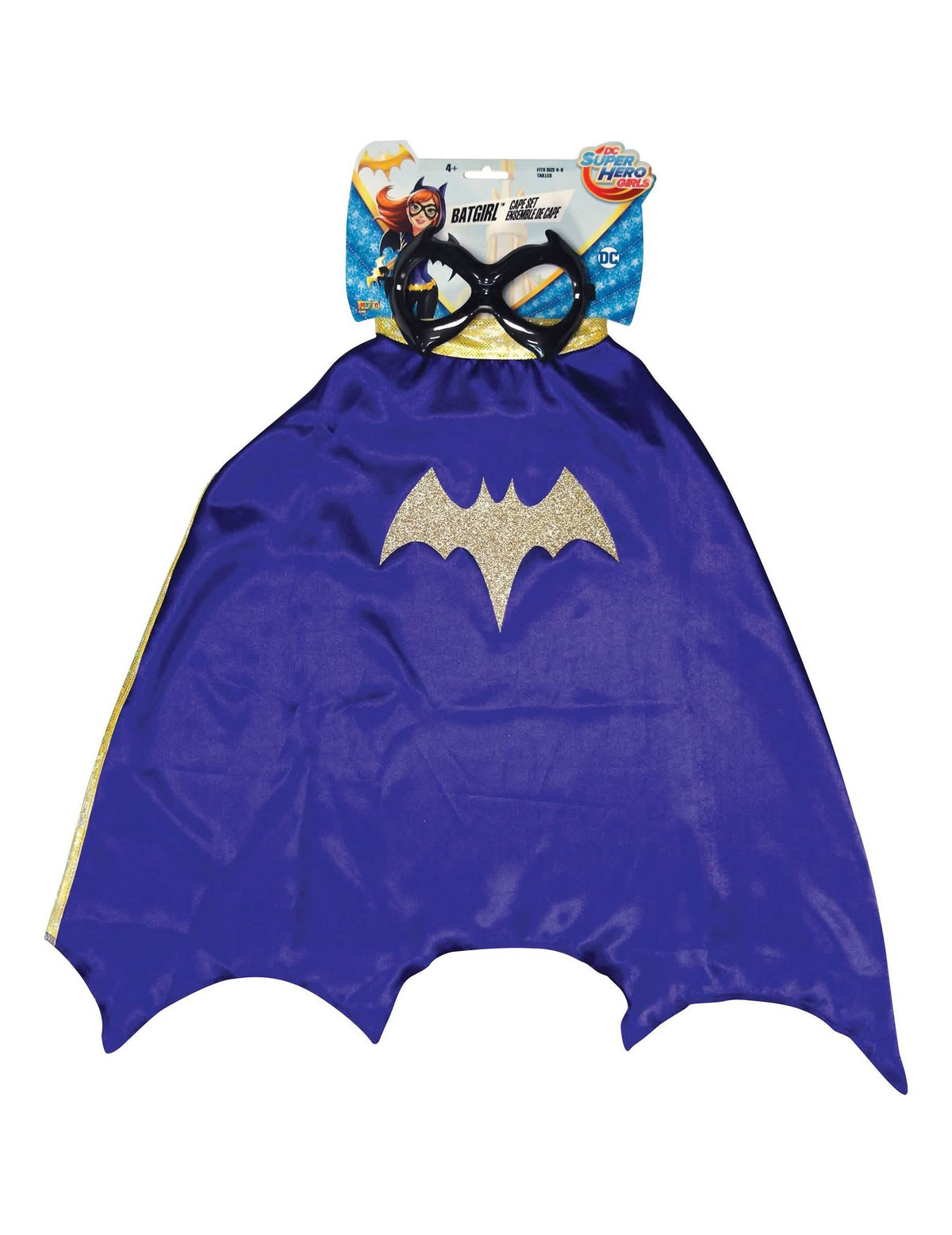 Pregled pelerine in maske Batgirl Super Hero Girls™ za otrok