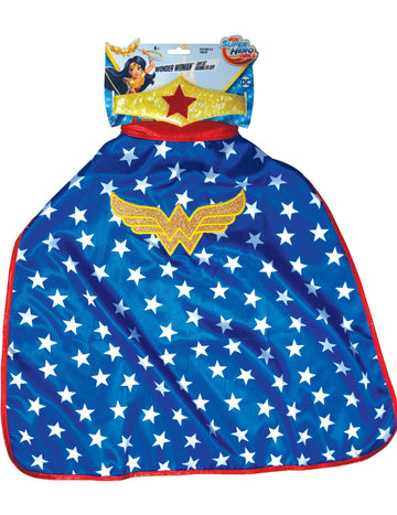 Cape in Tiare Wonder Woman Super Hero Girls Otroci
