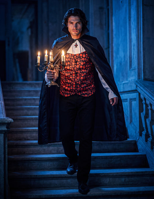 Dracula Halloween Moški Cape Cape