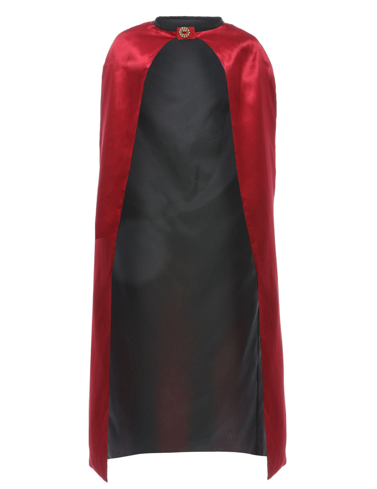 Vue de face de la cape réversible pour adulte