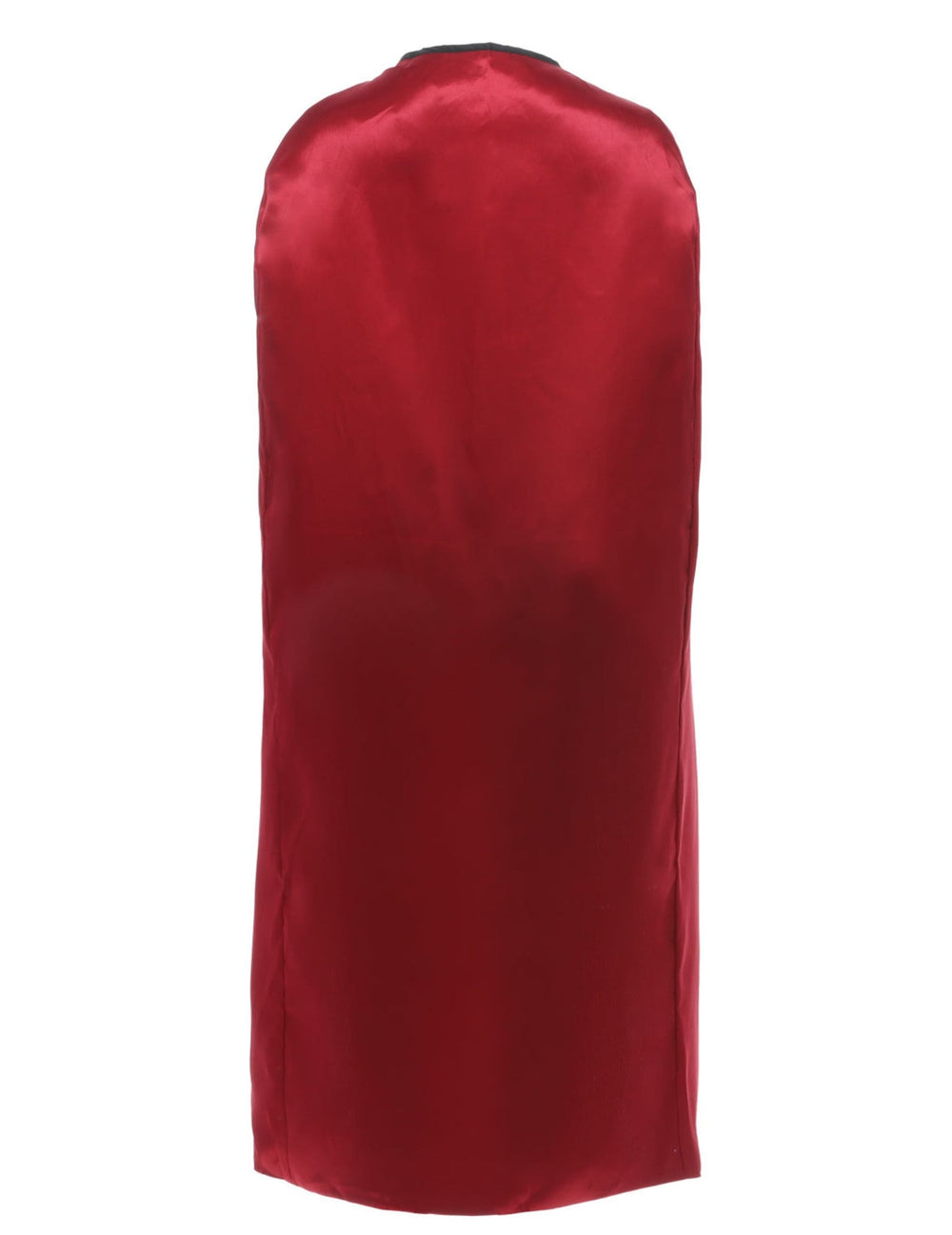 Cape réversible pour adulte rouge et noire