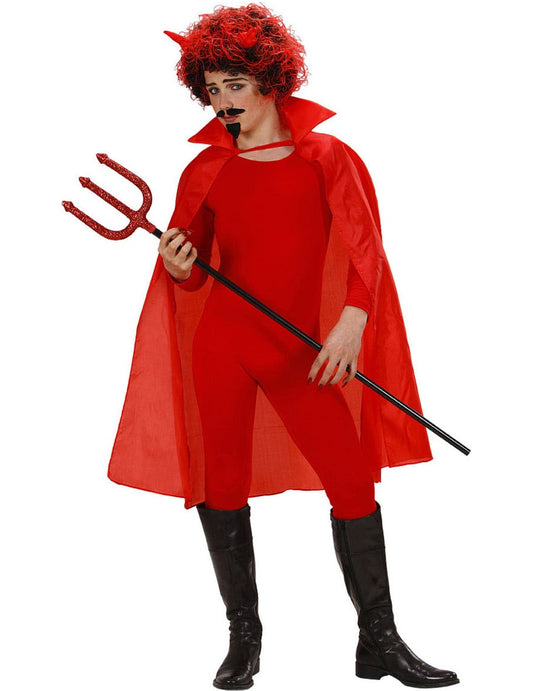 Cape avec col de diable pour enfant rouge