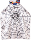 Cape Spiderman pour enfant blanche à motif toile d'araignée