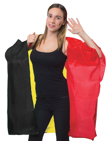 Pelerina navijača Belgije za odrasle 150 x 87 cm 