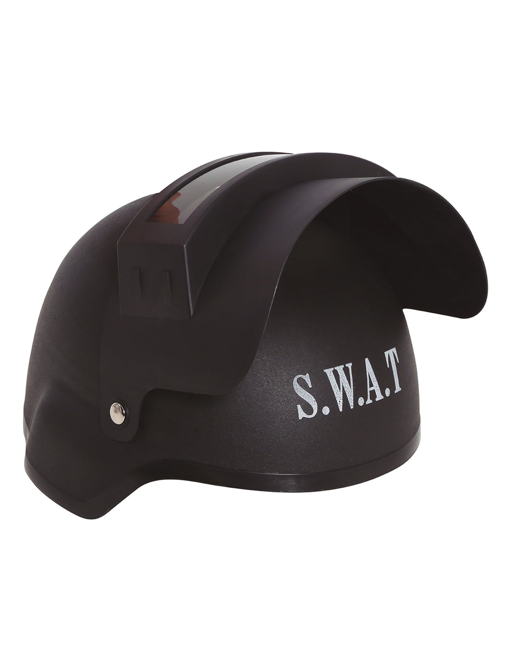 Vue de profil du casque anti émeutes SWAT pour adulte