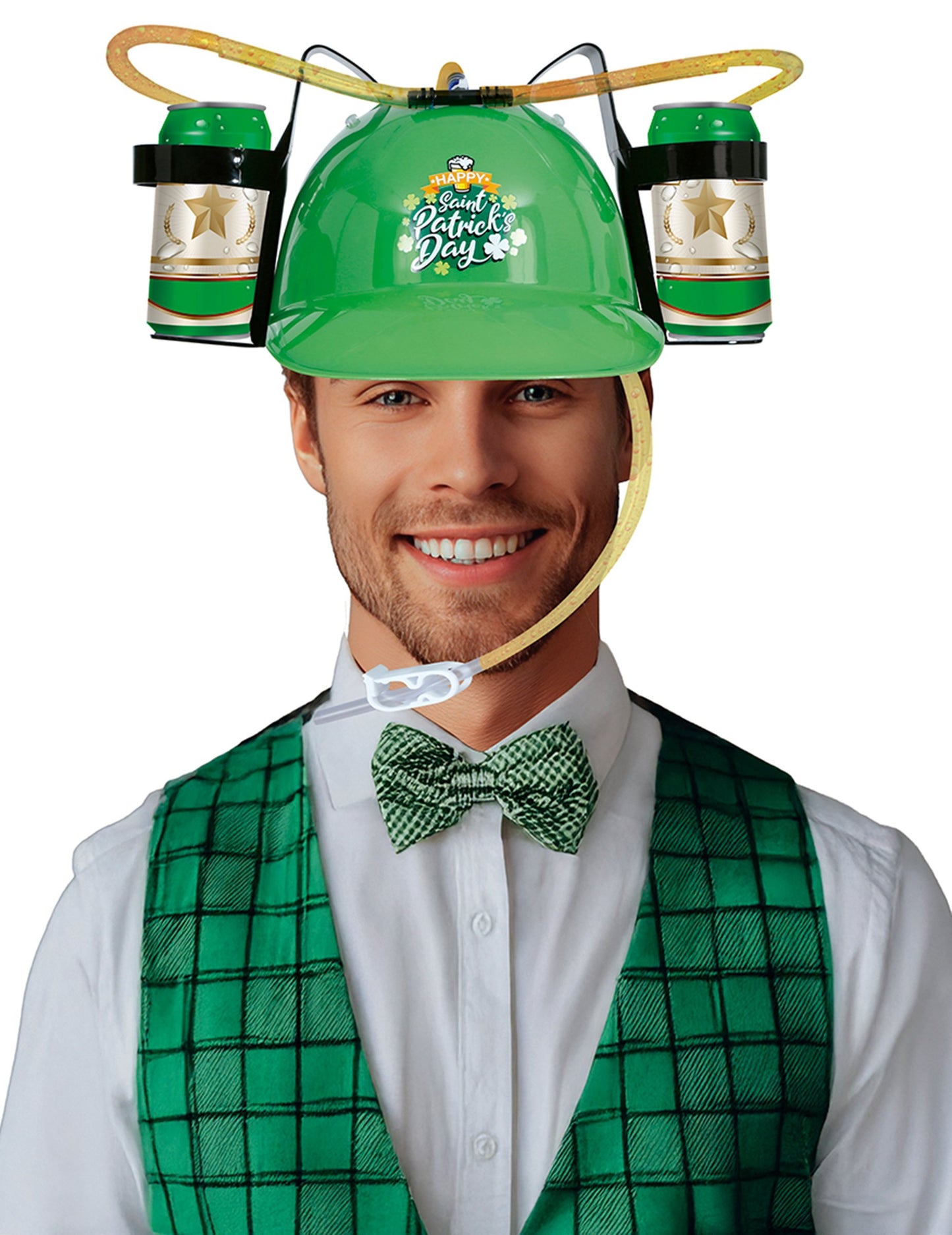 Zeleni čelada proti žeji za odrasle za sveti Patrik 