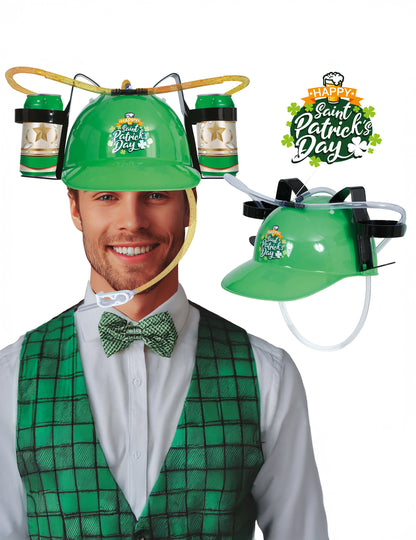 Zeleni čelada proti žeji za odrasle za sveti Patrik 