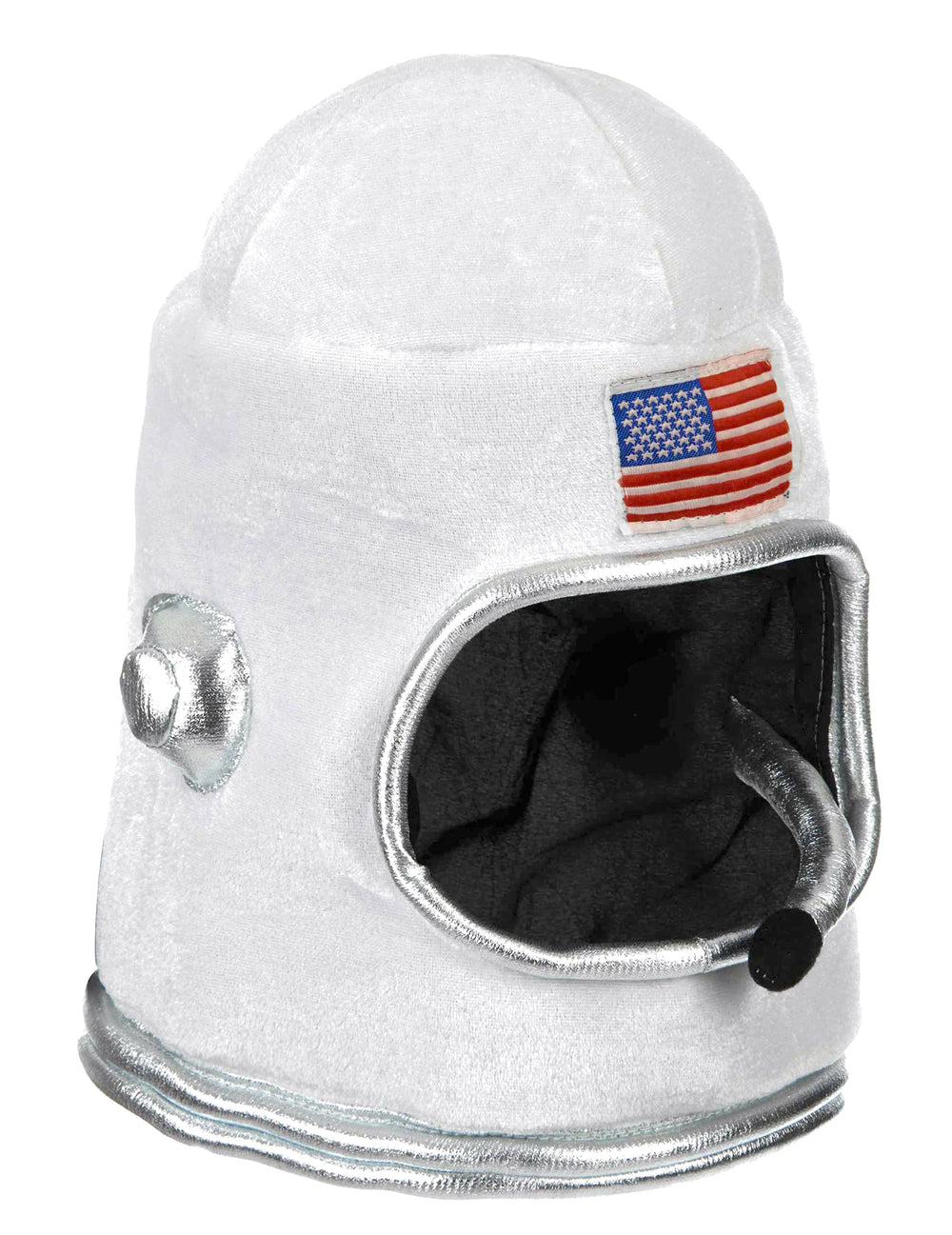 Vue de trois-quarts du casque astronaute pour adulte